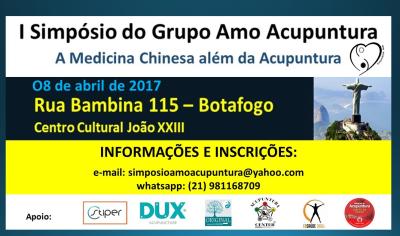 I Simpósio do Grupo Amo Acupuntura I Simpósio do Grupo Amo Acupuntura